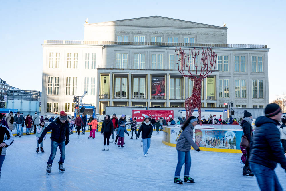 Leipziger Eistraum: Augustusplatz