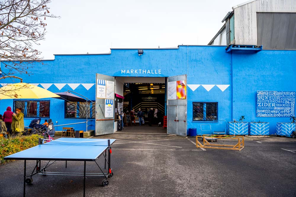 Samstagsmarkt: Plagwitzer Markthalle