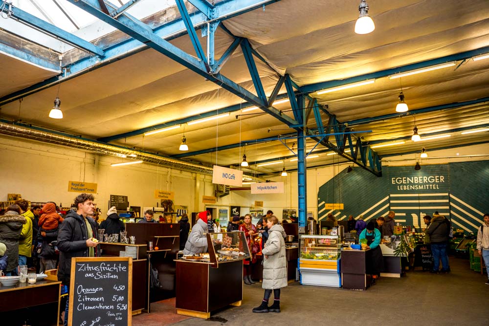 Samstagsmarkt: Plagwitzer Markthalle