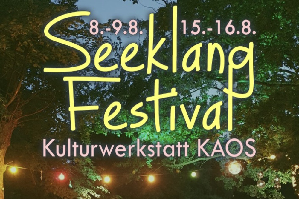 Seeklang Festival: Ulrichsteich und Stadtgarten Lindenau