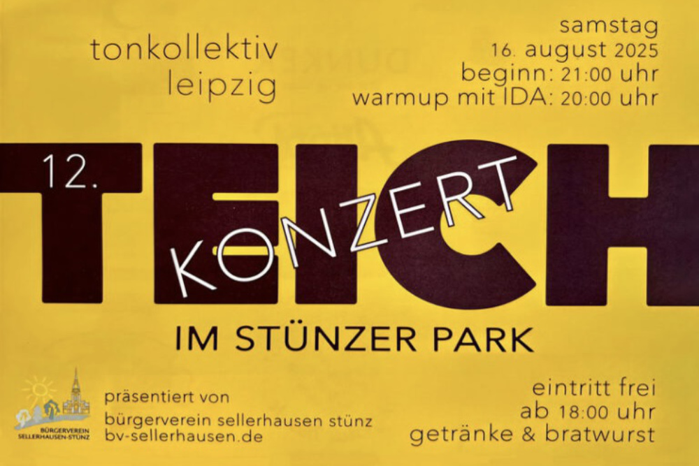 Teichkonzert: Volkshain Stünz