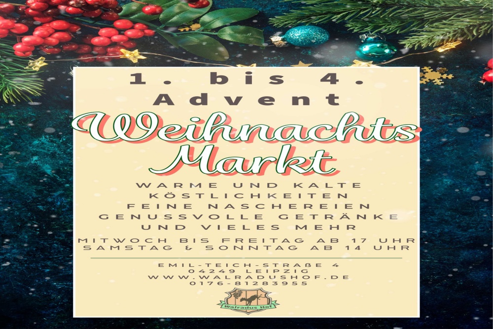 Kleiner Weihnachtsmarkt in Knauthain