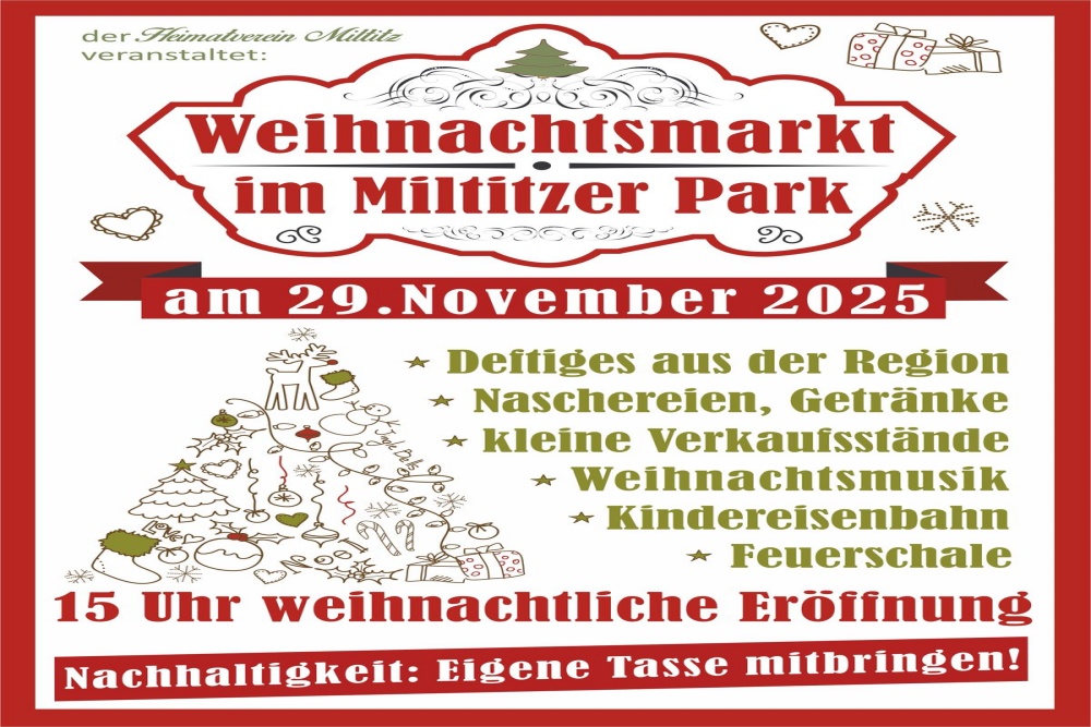 Weihnachtsmarkt im Miltitzer Park