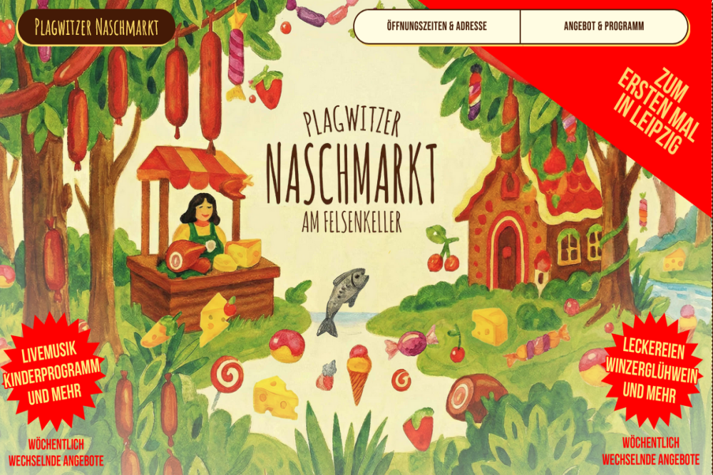 Plagwitzer Naschmarkt: Felsenkeller Biergarten