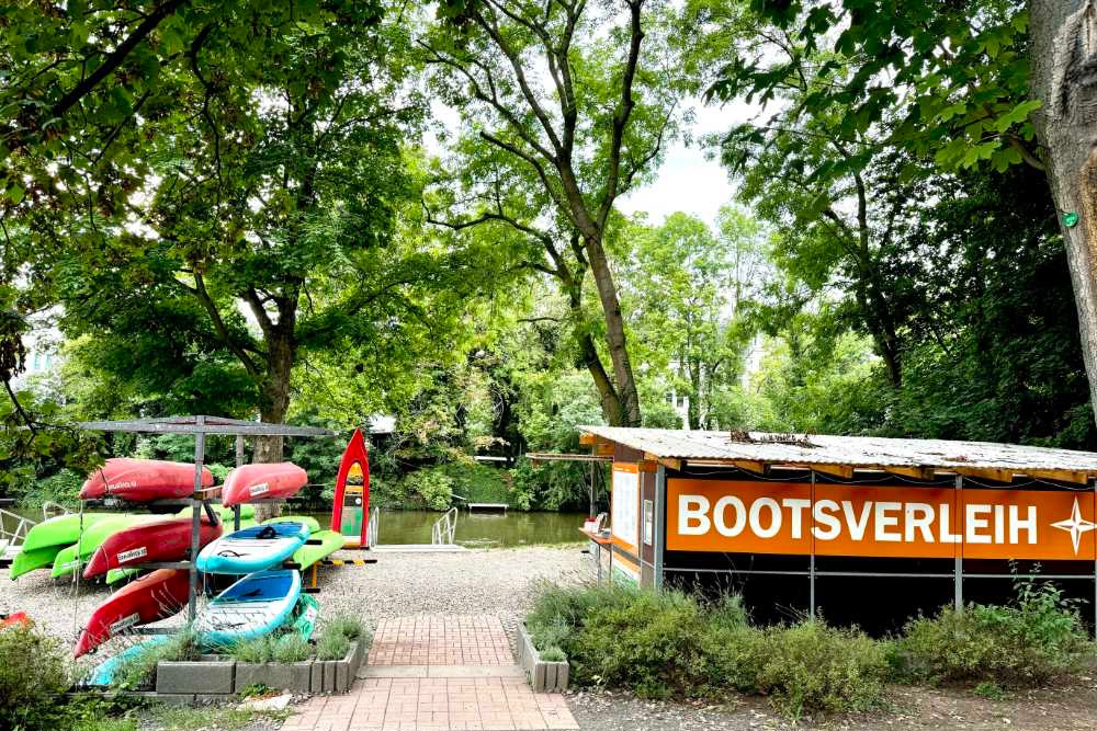 Festival Gutes Leben │ Familien-Paddeltour zum Wildpark: Bootsverleih Klingerweg