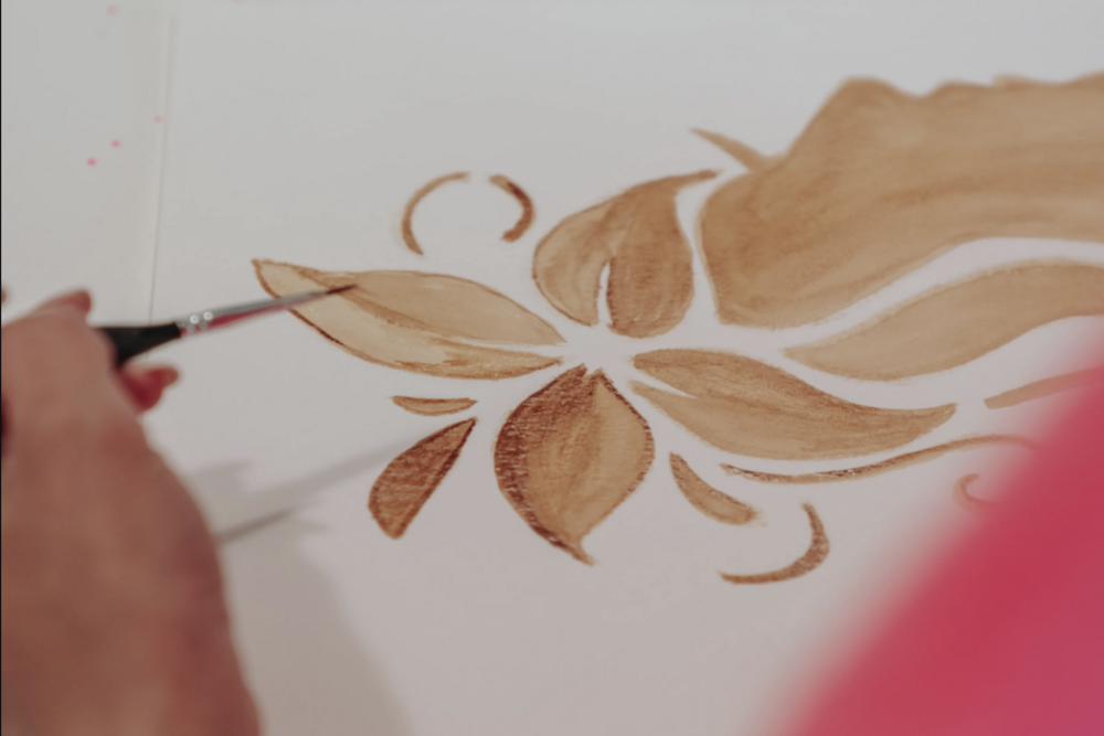 Coffee Painting: Zandergalerieofarts