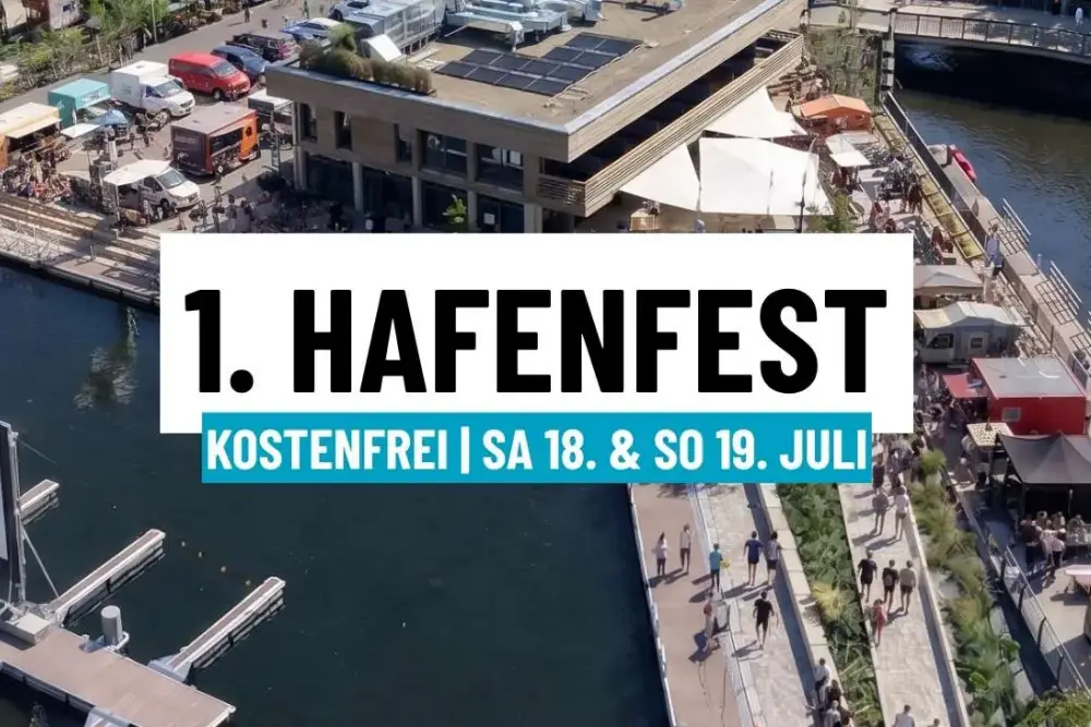 Hafenfest mit großem Streetfoodmarkt am Stadthafen Leipzig